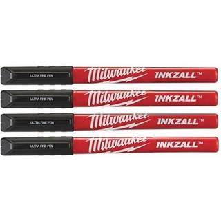 Inkzall speedmarker, fin spids, sort, 4stk
