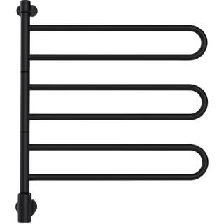 Pax Flex U 3/650 Momento II håndklædetørrer, svingbar, sort, 650 x 760 mm