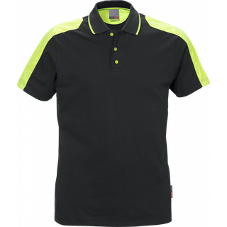 Fristads 7448 RTP Poloshirt sort Sort
