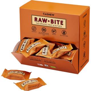 Rawbite Officebox Cashew økologisk snackbar 15g, 45 stk
