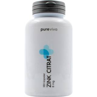 Pureviva Zink Citrat (8 mg) (180 kaps)