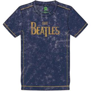 THE BEATLES - T-Shirt BurnOut Col - Drop T Logo - Men (L)
