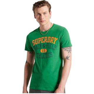 Superdry Let Track &amp; Field T-shirt med grafik
