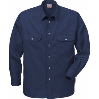 Fristads 100105 Skjorte 720 / Arbejdsskjorte Mørk Marine 2XL