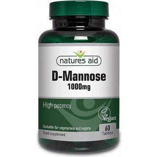 Natures Aid - D-Mannose 1000 mg, 60 tabletter