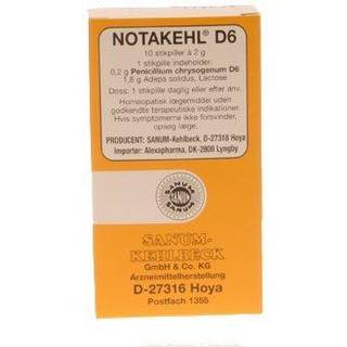 Notakehl Stikpiller 10 Stk.