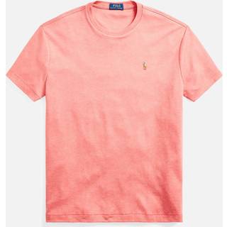 Polo Ralph Lauren Luxury Pima Cotton Crew Neck T-Shirt Rose Heather