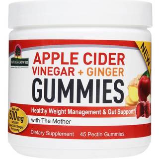 Æblecidereddike + Ingefær Gummies - 45 pektin gummier