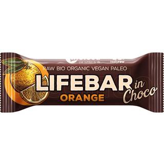 LifeBar InChoco Orange RAW Ø - 40 g.