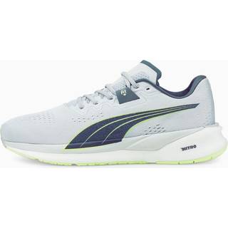 Puma Eternity Nitro Neutral Running Shoe Women - Grey, Yellow, Size 8 - grey