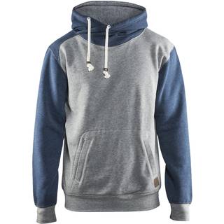 Blåkläder Sweatshirt med hætte i grå/blå - Str. XL