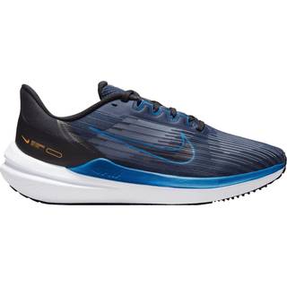 Nike Air Winflo 9 Neutral Running Shoe Men - Black, White, Size 10 - black