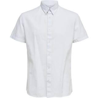 SLHREGNEW-LINEN SHIRT SS CLASS