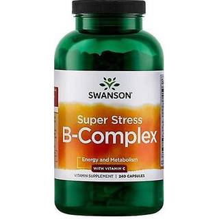 Super Stress B-kompleks med C-vitamin - 240 kapsler