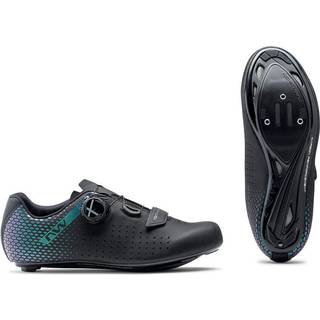 Northwave Core Plus WMN cykelsko black/ridescent dame - Skostørrelse 41,5
