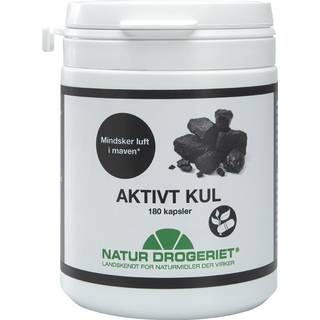 Natur-Drogeriet Aktivt Kul kapsler - 180 Kapsler