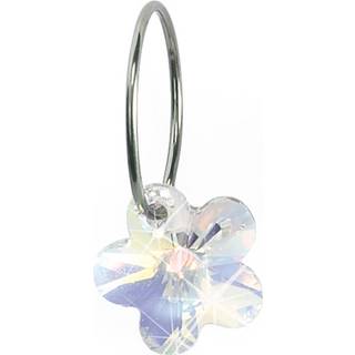 Blomdahl Natural Titanium Flower Sleeper 14mm Rainbow