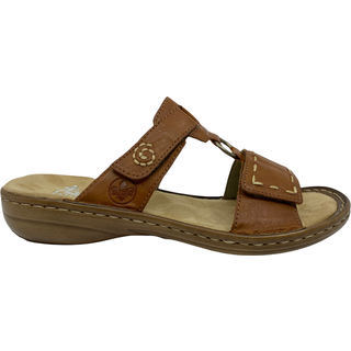 Rieker damesandaler - (Sort, str. 36, Læder)
