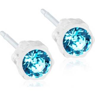 Blomdahl Medical Plastic 4mm Aquamarine