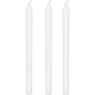 Rustiklys 29 Cm Hvid 50 Stk.