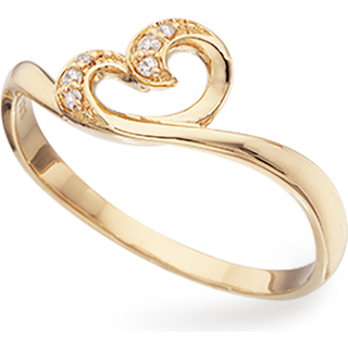 Hjerte 8 Karat Guld Ring fra Scrouples 712733