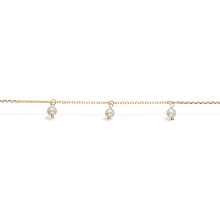 Scrouples Ferskvandsperler Armbånd i 8 Karat Guld