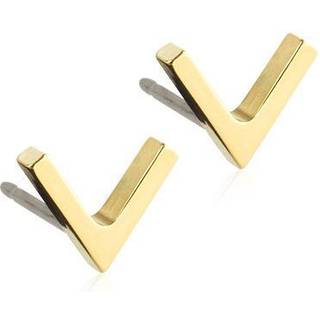 Blomdahl Golden Titanium Plain V 8 mm