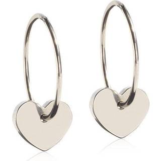 Blomdahl Pendant Heart Øreringe i Titanium