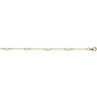 Spirit Icons Athena Pearl Forgyldt Sølv Armbånd med Ferskvandsperler