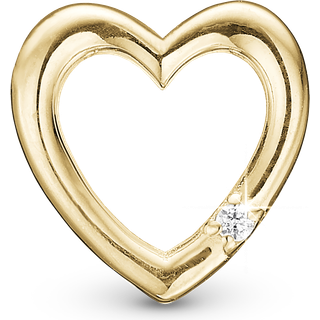 Christina Collect - DIAMOND LOVE charm i 14kt. hvidguld**
