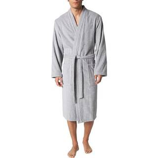 JOOP! Herren Bademantel grau Baumwolle & Mix unifarben