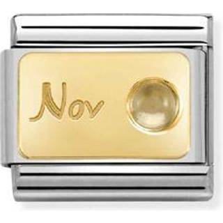 Nomination November Citrine Birthstone Charm - Gold