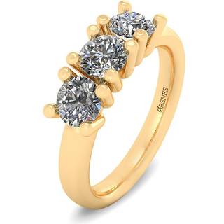 14 Karat Guld Ring fra Henrik Ørsnes Design med Brillanter 0,92 Carat W/SI