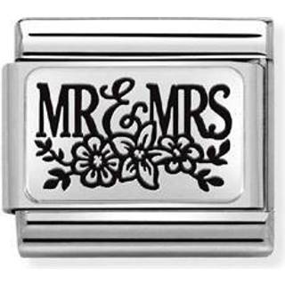 Nomination Mr & Mrs Flower Charm - Silver