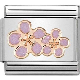 Nomination Charm - Pfirsichblüten - 430202/03 - roségold