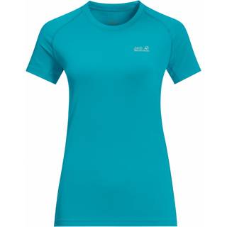 Jack Wolfskin Women's Tourer Vent Tee Dark Aqua, XS