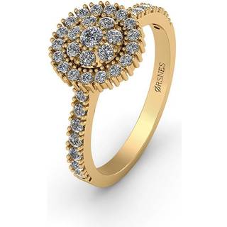 Henrik Ørsnes Design 14 Karat Guld Ring med Diamanter 0,48 Carat W/SI