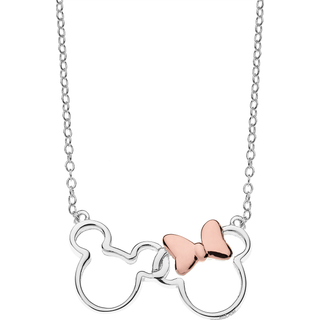 Støvring Design Mickey & Minnie Mouse Sterling Sølv Halskæde
