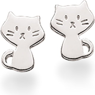 Scrouples Kat Sterling Sølv Børneørestikker 154732