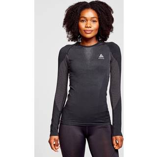 Odlo Performance Women's Syntetisk Baselayer Top Crew - Sort - Large