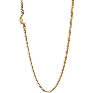 Jane Kønig Half Moon Halskæde Sølv JKHMNF18-S - Dame - 925 Sterling Silver