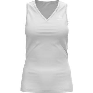 Odlo Women's BL Top V-Neck Singlet Active F-Dry Light Syntetisk undertøj Damer størrelse XL farve sort