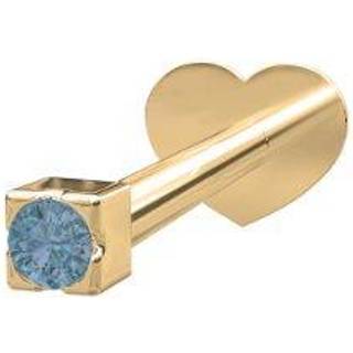 Nordahl Andersen Labret Pierce52 14 Karat Guld Ørering med London Topaz