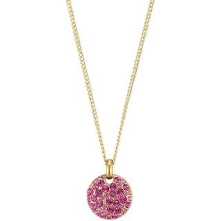 DYRBERG/KERN BERTINA HALSKÆDE 380076 (Gold, Pink, ONESIZE)