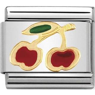 Nomination Cherry Charm - Stainless Steel - Silver