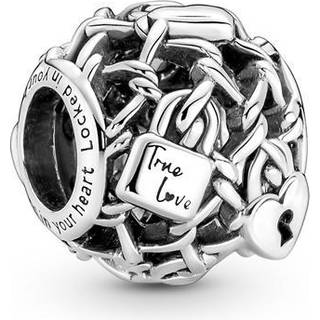 Pandora Hegn Og Hængelås Sterling Sølv Charm 790071C00