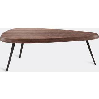 Cassina Tables And Consoles - 'Mexique' low table, walnut in Brown and black American walnut solid wood