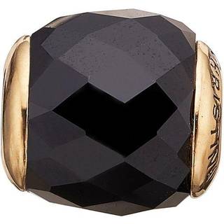 Christina Collect - Forgyldt charm PRECIOUS ONYX** til sølv armbånd