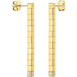 Calvin Klein Gold Plated Ladies Tune Earrings KJ9MJE140100