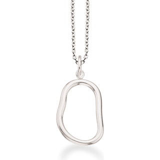 Cirkel Sterling Sølv Halskæde fra Scrouples 234882